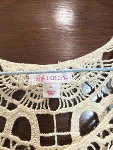 Boho Crochet Lace Sleeveless Top