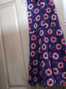 Cute Donut Print Sleeveless Dress
