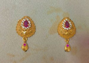 1gram gold plated,brand new , Elegant earing
