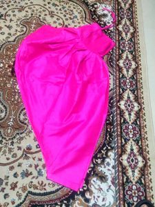 Elegant designer silk new suit set with Pink Embro