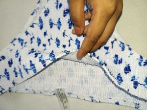 Smocked Floral Bikini Bottoms