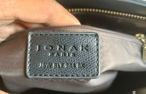 authentic JONAK PARIS BAG OG Chic Black Handbag wi