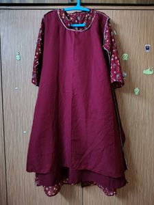 New 48 size Chic Floral Print Maxi Dress