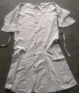 White Polka Dot Kurta