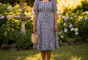 Floral Print Mini Dress