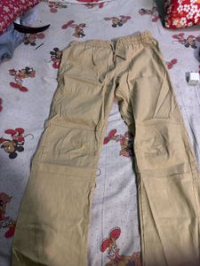 100% linen pants old money khaki colur