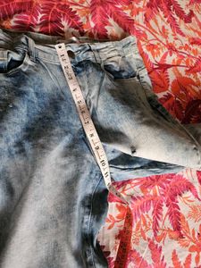Washed Blue Denim Jeans