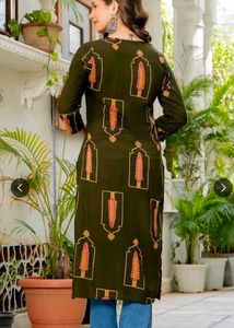women pure cotton kurti