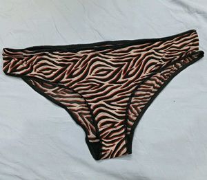 ♥️ Sheer Zebra Print Bikini Briefs