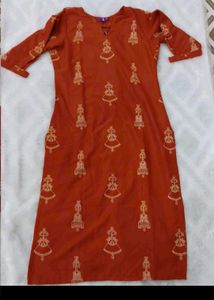 Rust orange ethnic co-ord set