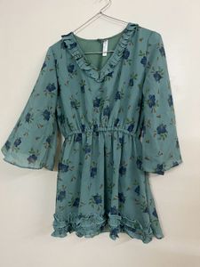 Flowy Floral Mini Dress