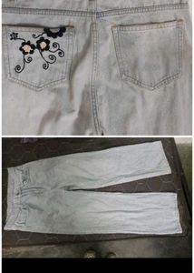cute embroidered jeans