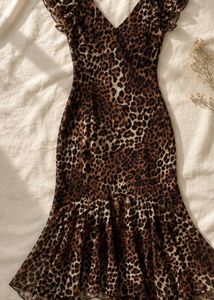Premium Leopard Print Dress