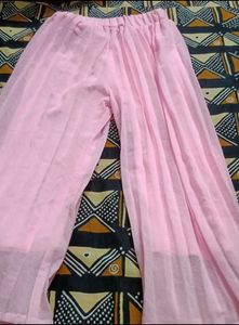 Pink Wide Leg Palazzo Pants