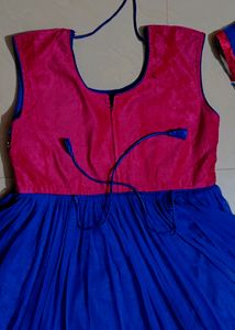Blue Anarkali Kurta With Pant &amp; Dupatta💙