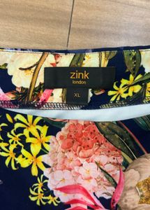 Dreamy Floral Print A-Line Dress - Size XL