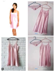 Pink Satin Nightsuit