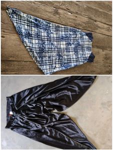 Women Stylish Black Dhoti& kurta
