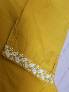Yellow Kurta Pant Set