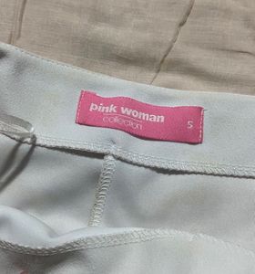 Cute Off White Skort