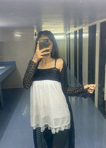 Black Net Shrug