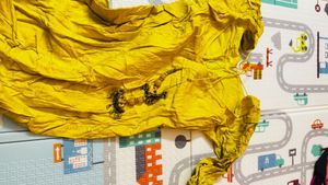 Embellished Mustard Yellow Suit