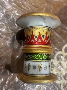 Embellished Marble Stand - Hollow