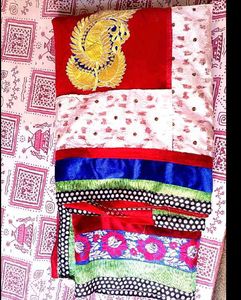 party wear saree 😍😍 looking beautiful♥️🤍💙💛