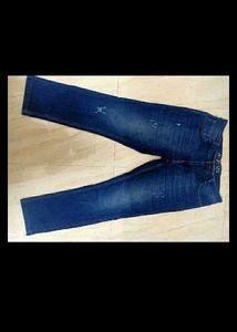 Mens Rev's Blue Torn stretchable Jeans