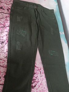 Dark Green Cargo Pants