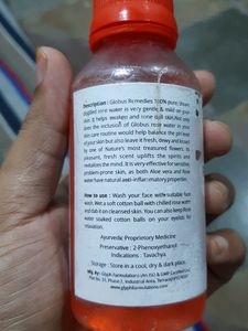 Free Delivery Ayurvedic Rose Water Facial Toner