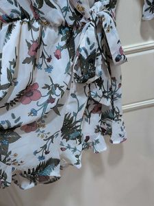Flowy Floral Wrap Jumpsuit