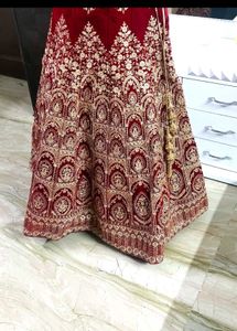 Exquisite Red Embroidered Lehenga Choli