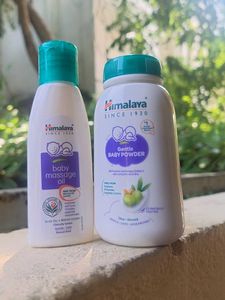 Himalaya Baby Massage Oil & Powder