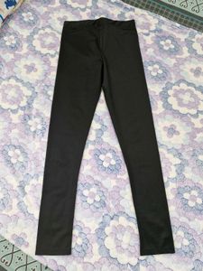 Black Slim Fit Leggings 10-11y