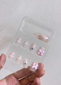 12 Charming Bow Press-On Nails