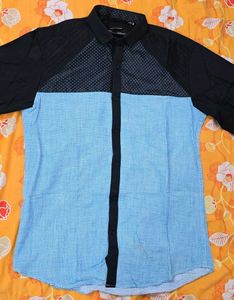 Men's Stylish Color Block Shirt