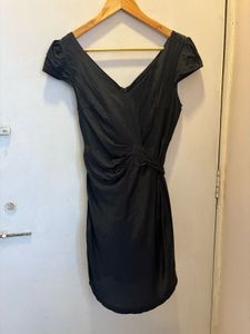 ONLY Chic Black Wrap Dress