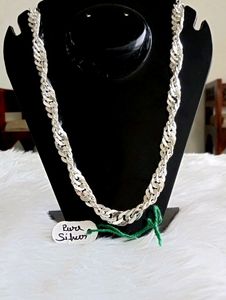 Disco Chain Pure Silver (Wt: 15-20gm)Between