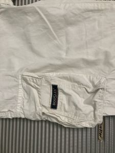 White BOOSLEY Cargo Pants