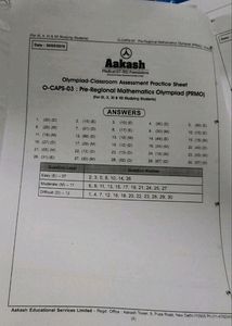 Ntse Test Papers From Aakash Institute
