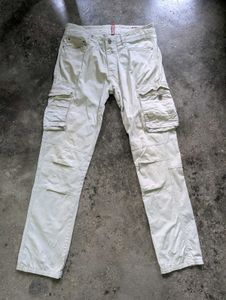 Mike & Code Cargo pants | White | Y2K Streetwear