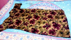 Floral Print Kurta
