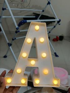 Decorative Letter 'A' Light