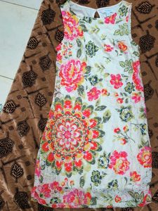 Floral Lace Sleeveless Dress