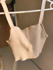 Ribbed crop top