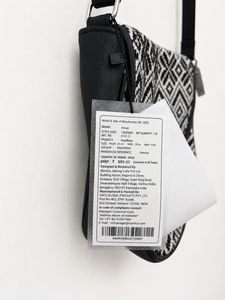 Anouk Black &amp; Off-White Geometric Jacquard Sling B