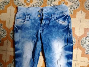 Stylish Acid Wash Jeans