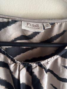 Stylish Zebra Print long One Piece Dress