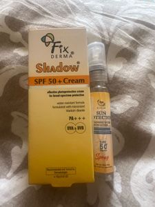Fix Derma Shadow SPF 50+ Cream &tnw Spray